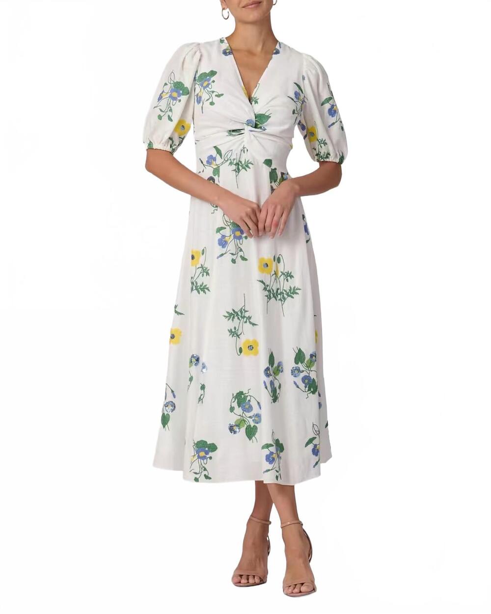 NEW SHOSHANNA dodge dress in optic multi